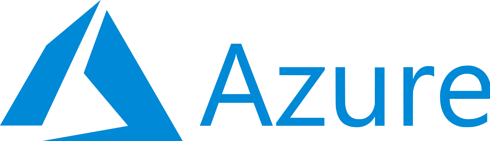 Blaues Azurelogo