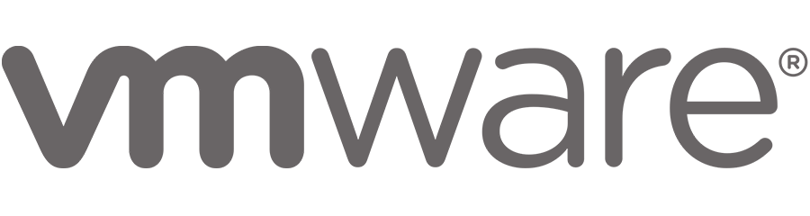 Das vmware Logo in grau